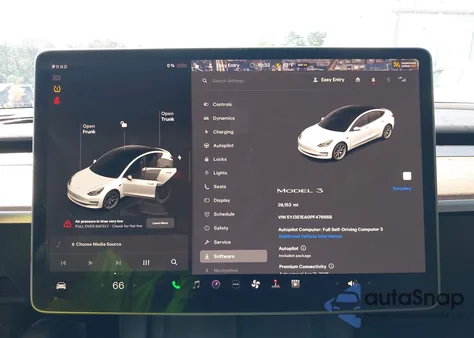 2023 Tesla Model 3 Rear-Wheel Drive из США, поврежденный, VIN 5YJ3E1EA0PF476668
